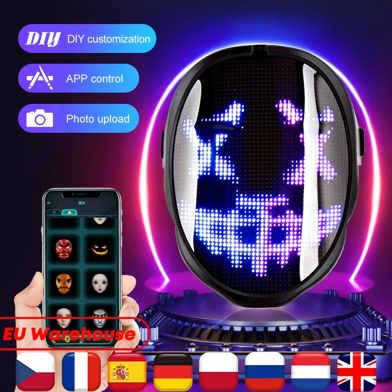 LED Display Mask Bluetooth